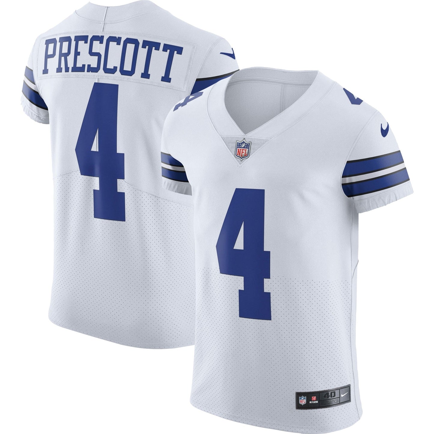 Men's Nike Dak Prescott White Dallas Cowboys Vapor Elite Player Jersey